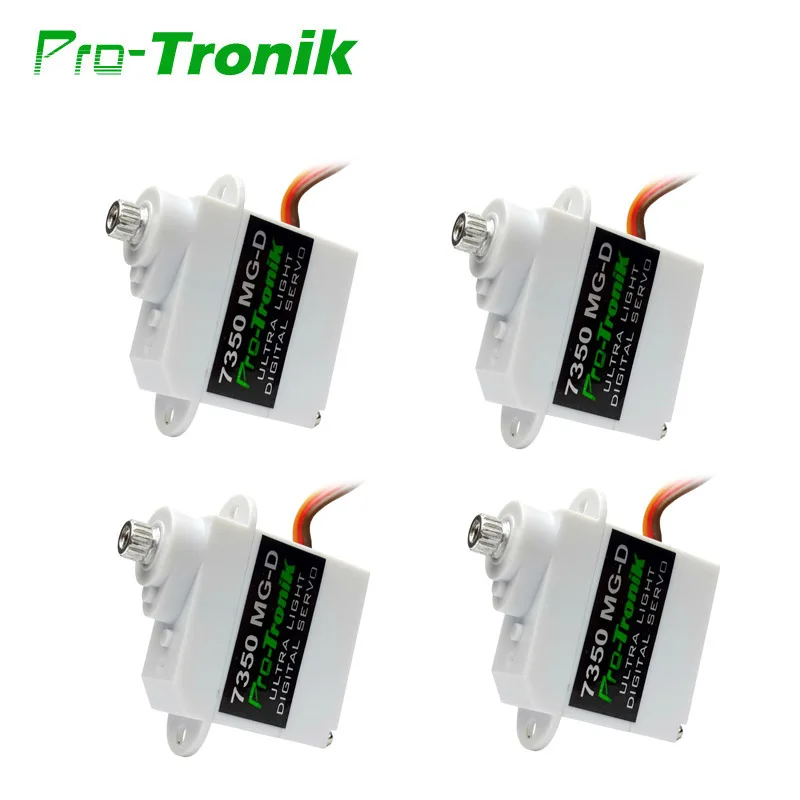 

4PCS PTK 7350 MG-D 5g Digital Servo Metal Gear for EPP E3P RC Model Truck Boat Racing Car Helicopter Airplane and Robot DIY