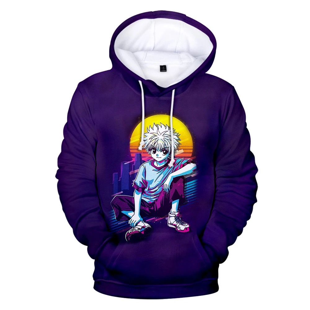 Cool Comic Hisoka 3D Hoodies Hunter x Sweatshirts Men/Women Long Sleeve Autumn Hoodie Casual Sportswear Clothing Tops |