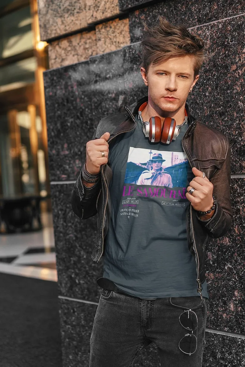 Рубашка Alain Delon Le Samourai для кинобуфтов — винтажный подарок любителей кино