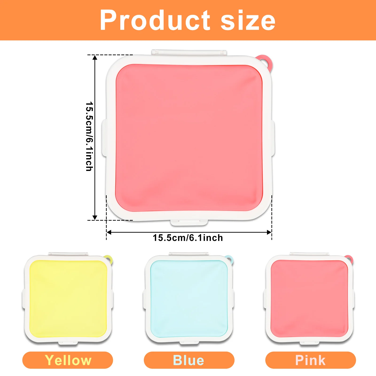 3 шт. контейнеры для сэндвичей силиконовая коробка хранения термостойкая с