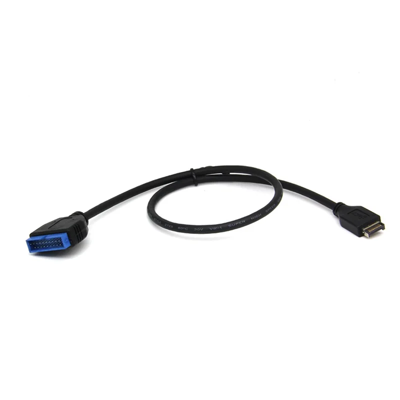 30 см USB 3.1 Type-E Male to IDC20P Кабель-адаптер 20-контактный удлинительный кабель для