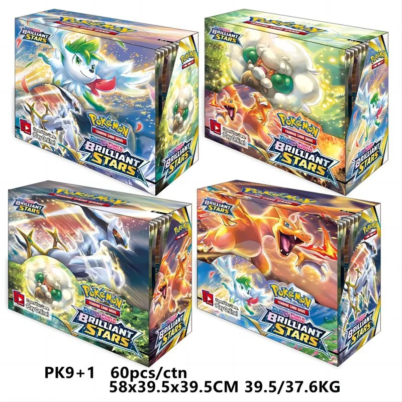 

360pcs/Set Pokemon Cards English New Vmax GX Charizard Hobbies Rare Evolutions Collectible Kid Toys Gift Random Box Pikachu Game
