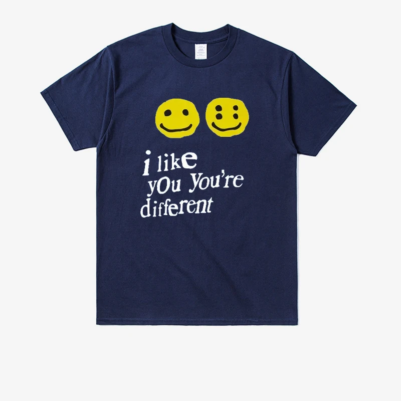19SS CPFM XYZ футболка с граффити улыбающееся лицо CPFM.XYZ W.W.C.D I LIKE YOU Kanye West хип-хоп