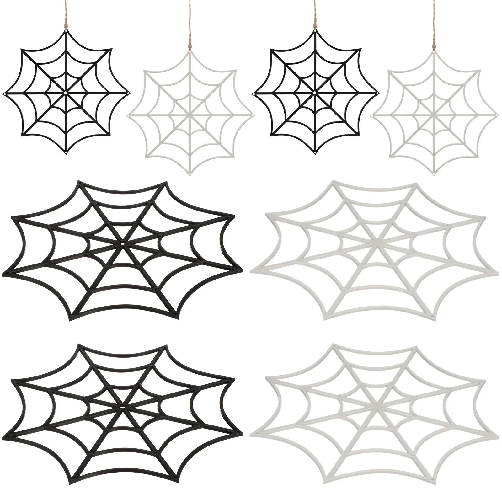 

Plastic Spider Web Party Decors Realistic Webs Garden Decorations Unique Fake Cobwebs Halloween Fun