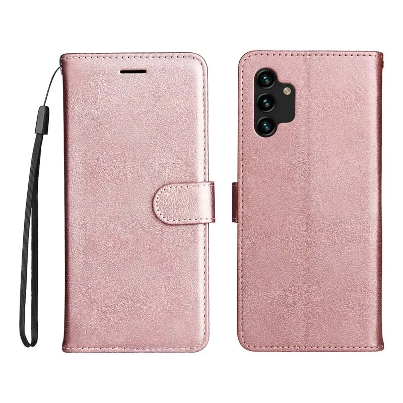 Кожаный чехол-книжка для Samsung Galaxy A03 Core A23 A33 A53 A73 A13 Lite M23 M33 M53 M54 4G