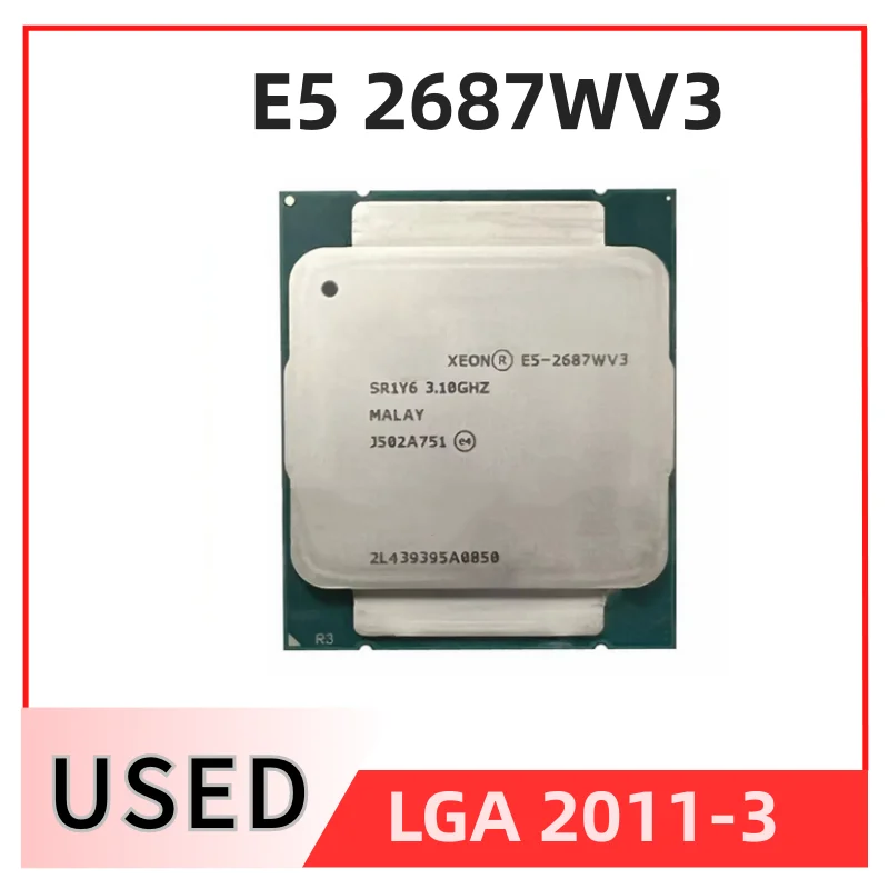 

Xeon E5 2687WV3 3,1 ГГц 10-Core 25M Cache E5 2687W V3 FCLGA2011-3 160W E5-2687W V3