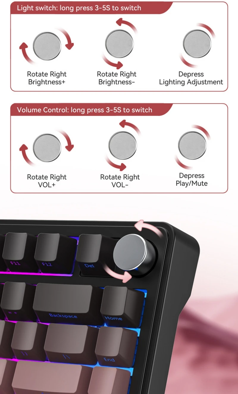 Беспроводная механическая клавиатура Shark X85 82 клавиши 75% раскладка испанская