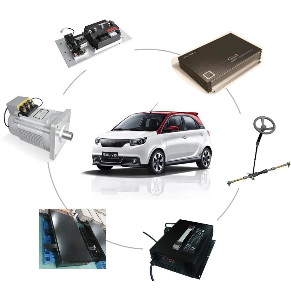 

7.5KW 72v AC Front Wheels Driving System