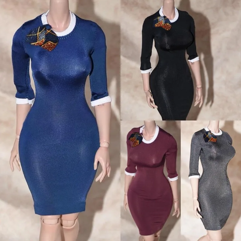 Женский деловой костюм в масштабе 1/6 юбка платье стюардессы униформа пальто