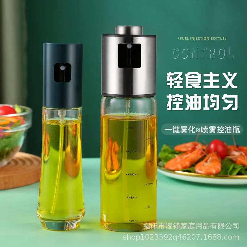 

330 мл бутылка для масла, кухонная бутылка с распылителем для масла, распылитель для уксуса и тумана для приготовления пищи и барбекю, принадл...