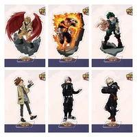 my hero academia anime figure todoroki shoto acrylic stands endeavour character model plate desk decor standing sign fans gifts