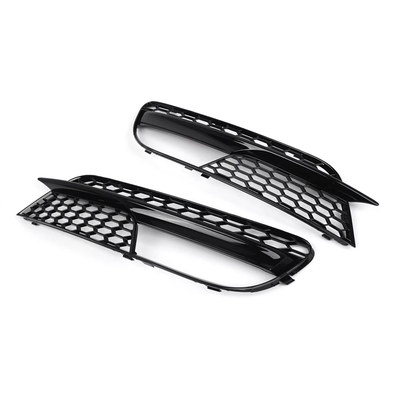 1 пара переднего бампера автомобиля противотуманная фара решетка крышка нижняя