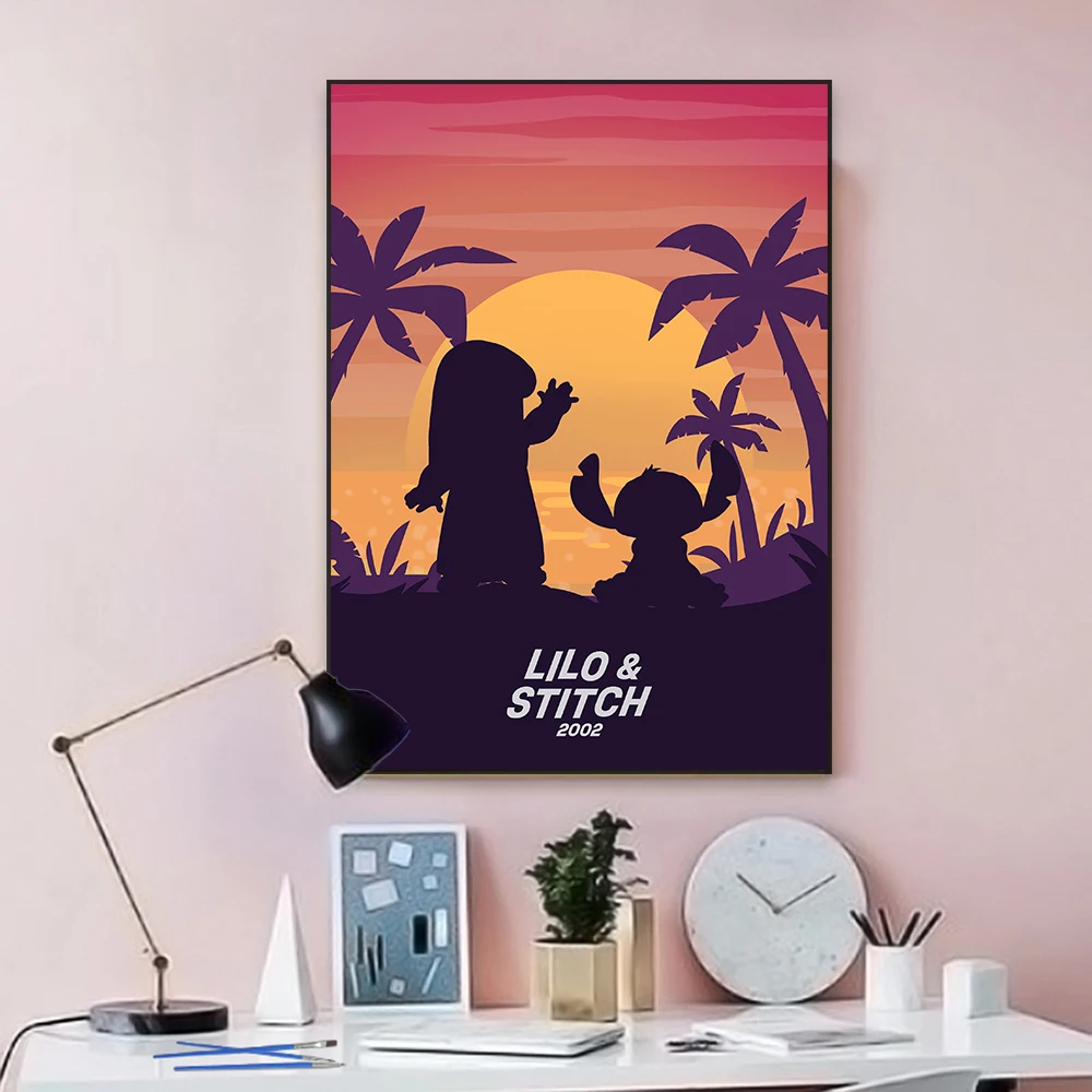 Диснеевские фильмы художественный плакат Aladdin настенное искусство Картина на