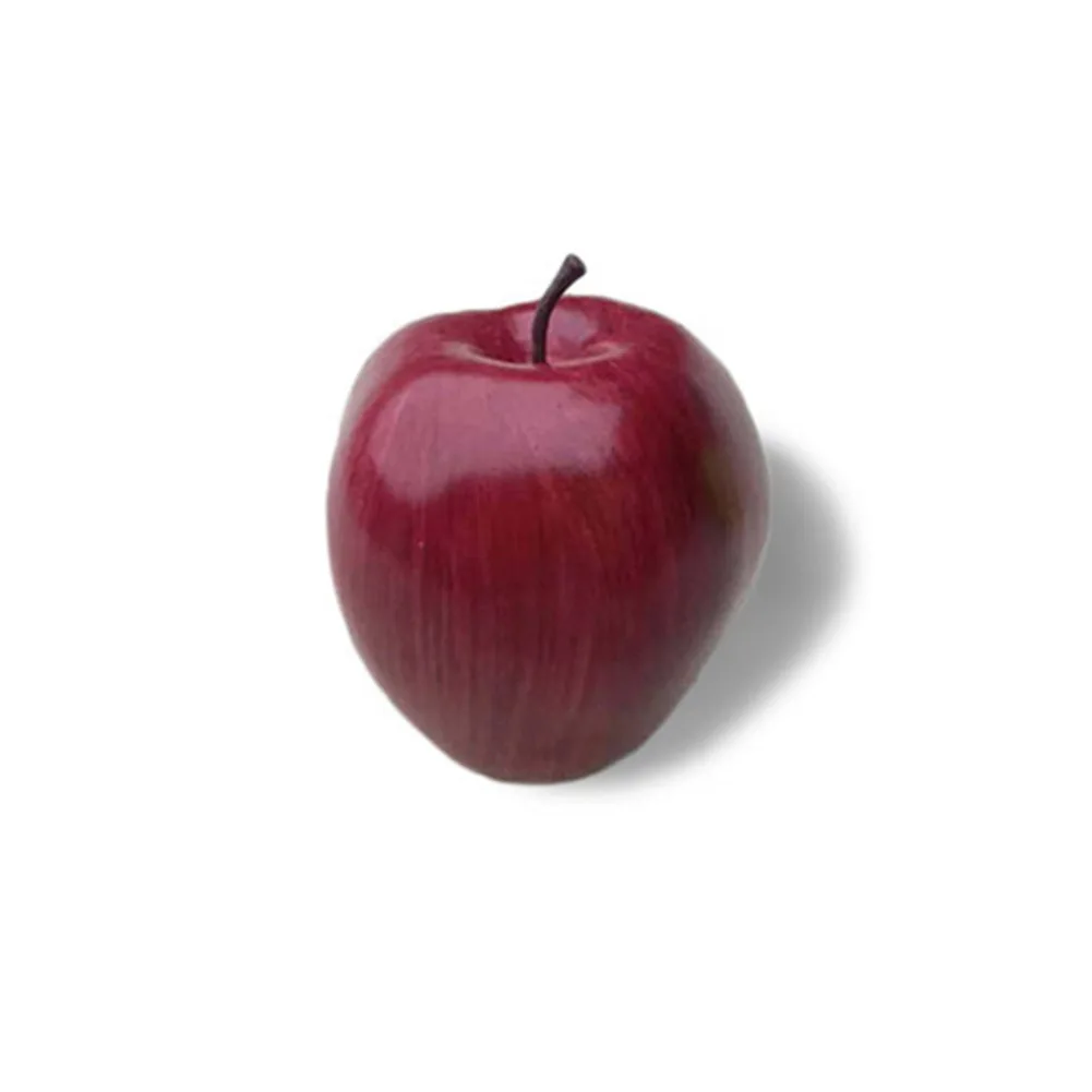 

6pcs Artificial Plastic Red Delicious Fruit Display For Kitchen Home Foods Decor Simulation Fake Fruit Props New Home Decoration