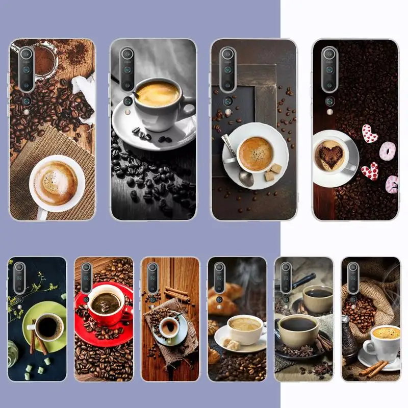 

Coffee Cup Phone Case for Samsung S21 A10 for Redmi Note 7 9 for Huawei P30Pro Honor 8X 10i cover