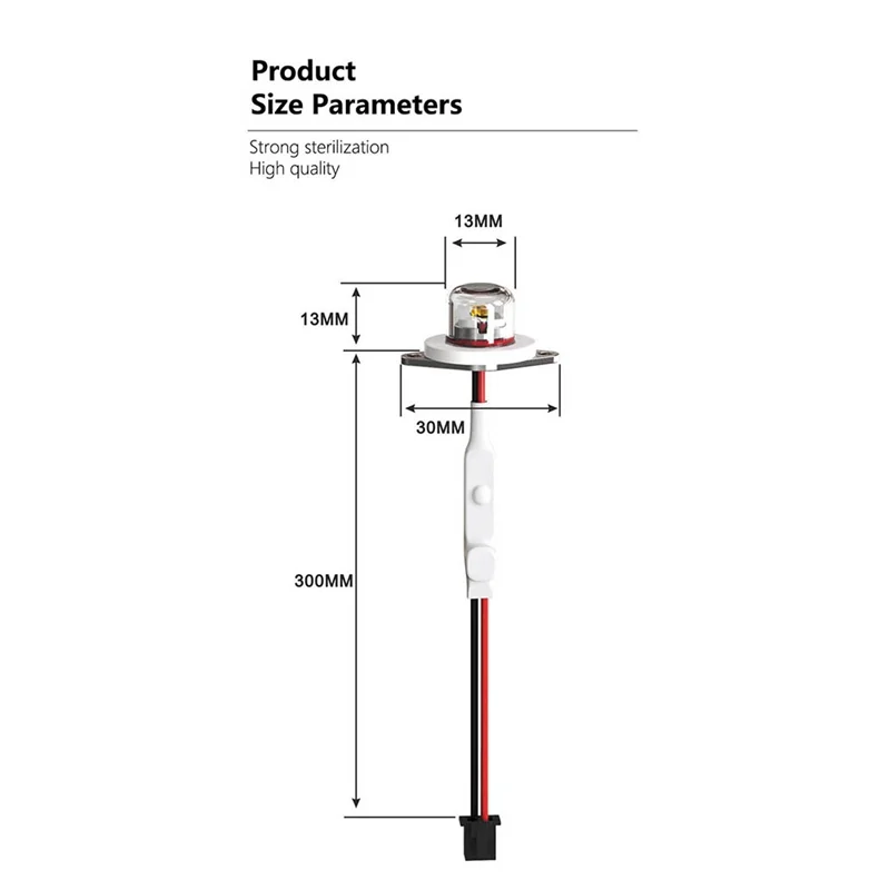 DC12-24V UVC 270-280NM Ультрафиолетовый очиститель воды Стерилизация Диспенсер для