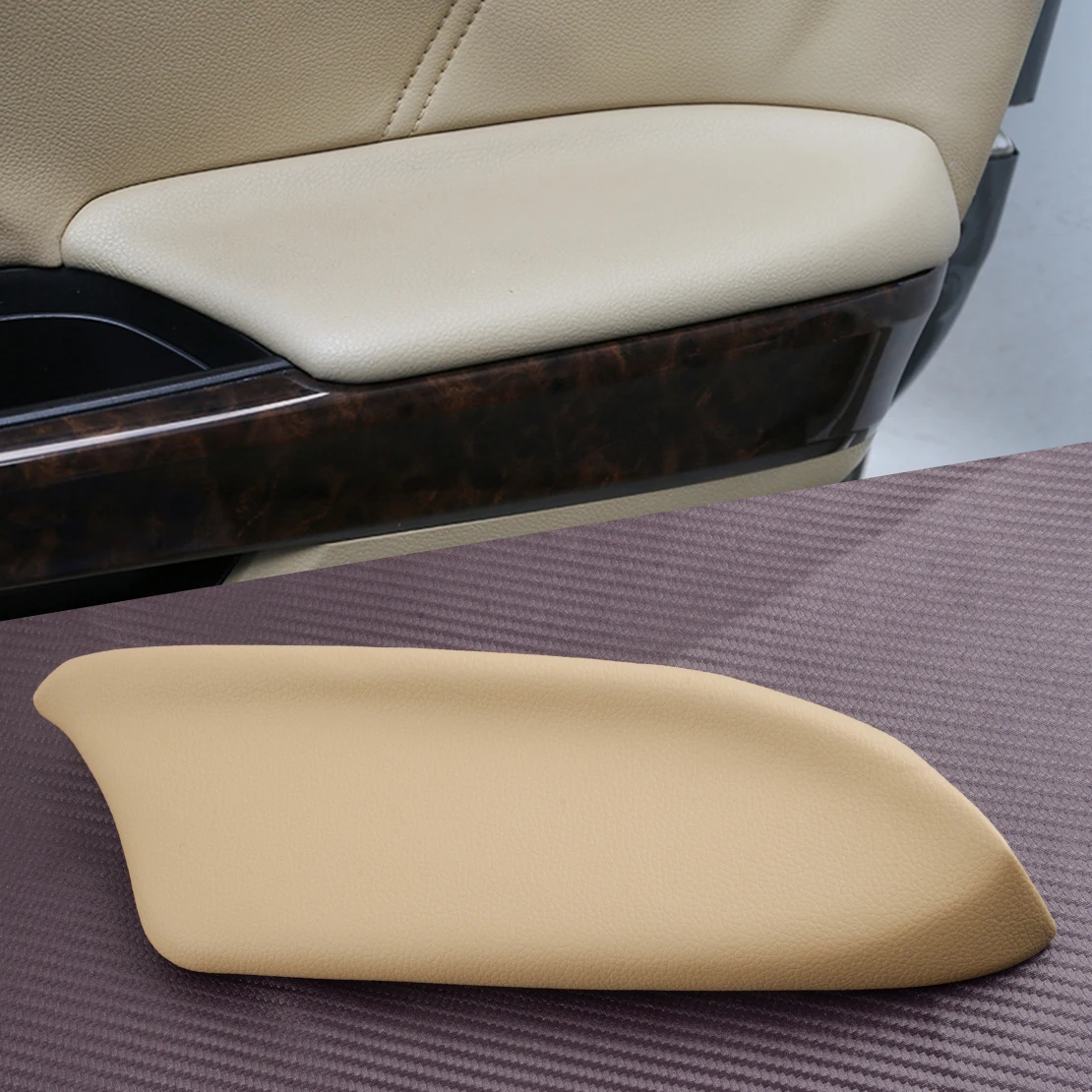 Car Front Right Side Door Armrest Panel Cover Lid Trim Fit for Honda Accord 2008 2009 2010 2011 2012 83503TA0A31ZC