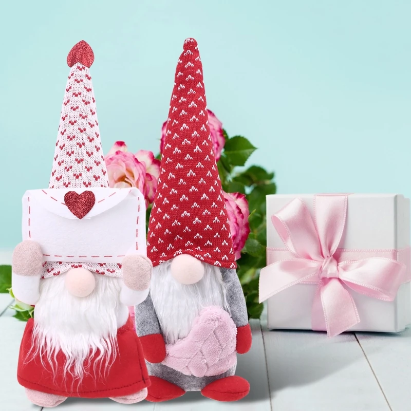 

День Святого Валентина, Tomte, украшения гном, шведские гномы, плюшевые куклы, гном ручной работы