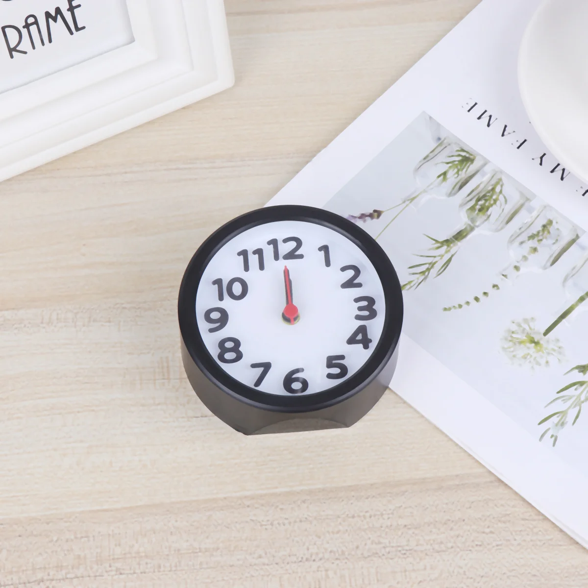 

Clock Alarmdesktopring Bell Round Hangable Loud Heavy Sleepers Hatch Bedroom Travel