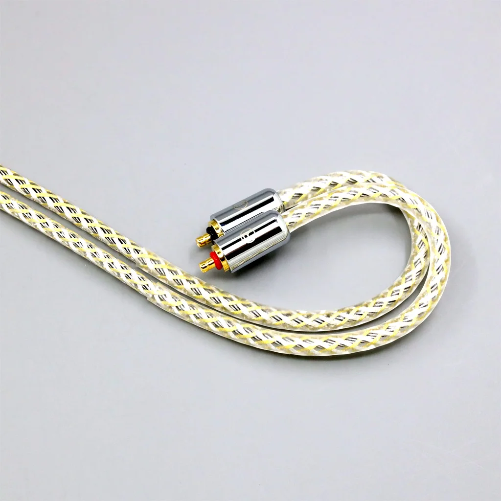 Фото Кабель для наушников TypeS Litz Silver 23AWG с экранированием OCC для UE Live UE6Pro Lighting SUPERBAX IPX T2 8938 №5
