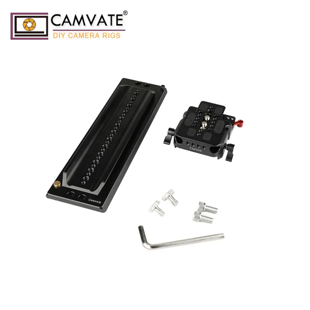 

CAMVATE ARRI 12" Dovetail Bridge Plate And QR Base Plate With Double Rod Adapter