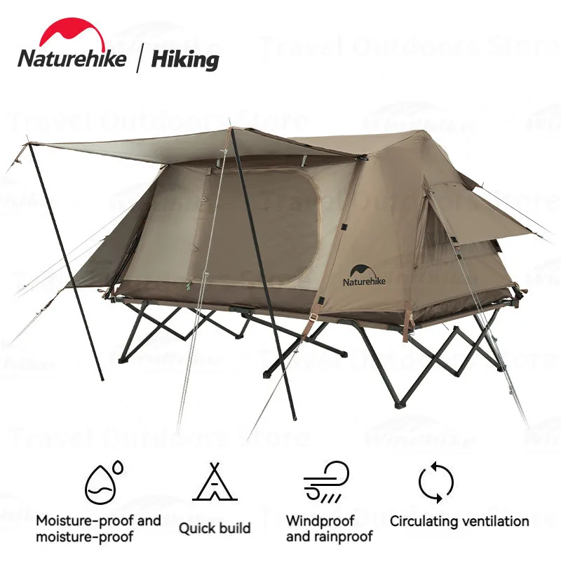 Naturehike Кемпинг A-Type Автоматическая палатка на крыше 210D Водонепроницаемая Быстро