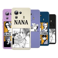oosaki nana anime liquid silicone soft cover for xiaomi mi 11 ultra 11i 11x 10 10t 10s 9 se pro lite youth phone case