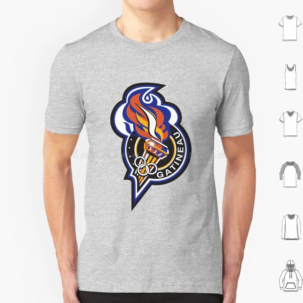 Фото Футболка Gatineau Flames из хлопка для мужчин и женщин с принтом «сделай сам» Gatineau Flames Gatineau Flames Logo Gatineau Flames Fans Canadian Junior №1
