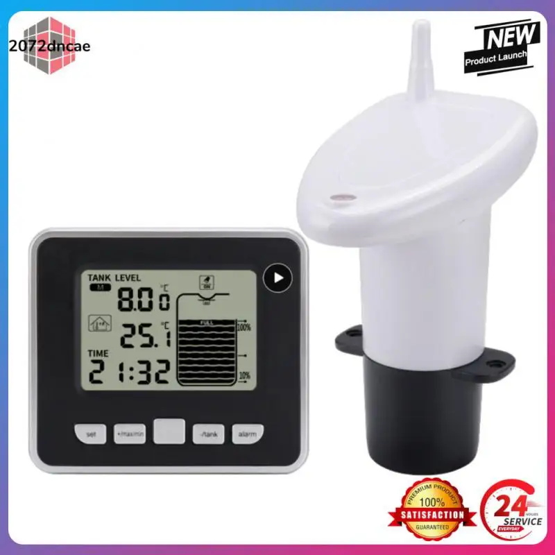 

Water Tank Liquid Depth Level Meter Indoor Multifunction Ts-ft002 Sensor Transmitter Ultrasonic Wireless Water Level Gauge Mini