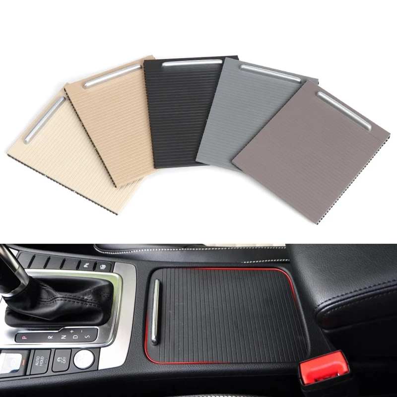 

For Magotan CC B6 B7 Car Inner Centre Console Water Cup Holder Slide Zipper Roller Curtain Blind Cover 3CD857503 B