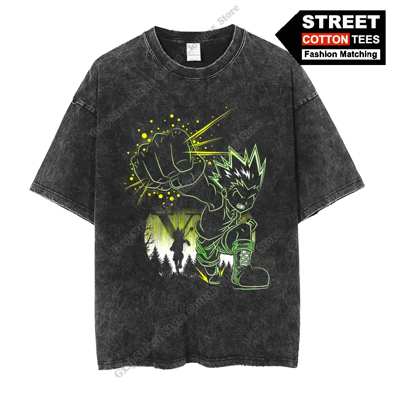 Футболка Full Time Hunter GON·FREECSS хлопковая винтажная