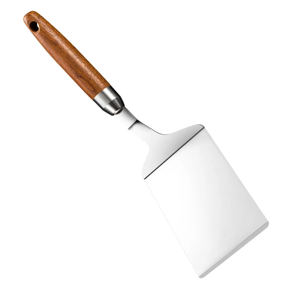 

Spatula Spatulas Griddle Flipper Scraperteppanyakimetal Steakresistant Kitchen Stainless Baking Barbecue Steel Omelette Pizza
