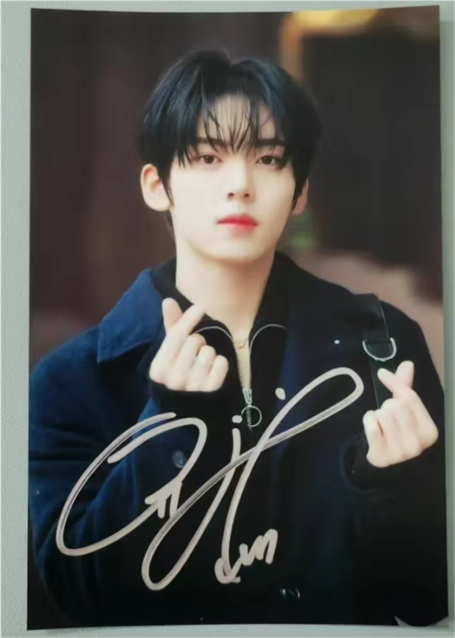 ZB1 ZeroBaseOne Zhang Hao HAN YU JIN автографная ручная фотография