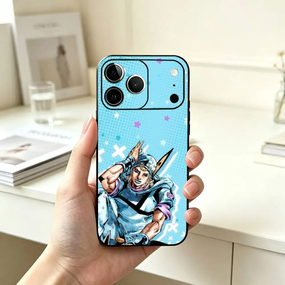 Чехол для телефона J-JOJOs J-Johnny J-Joestar, силиконовый, мягкий, для iPhone 17, 16, 15, 14, 13, 12, 11, X, XR, Plus, Pro, Max, Plus (art.: 3920dc6cbd32f) - 3920dc6cbd32f