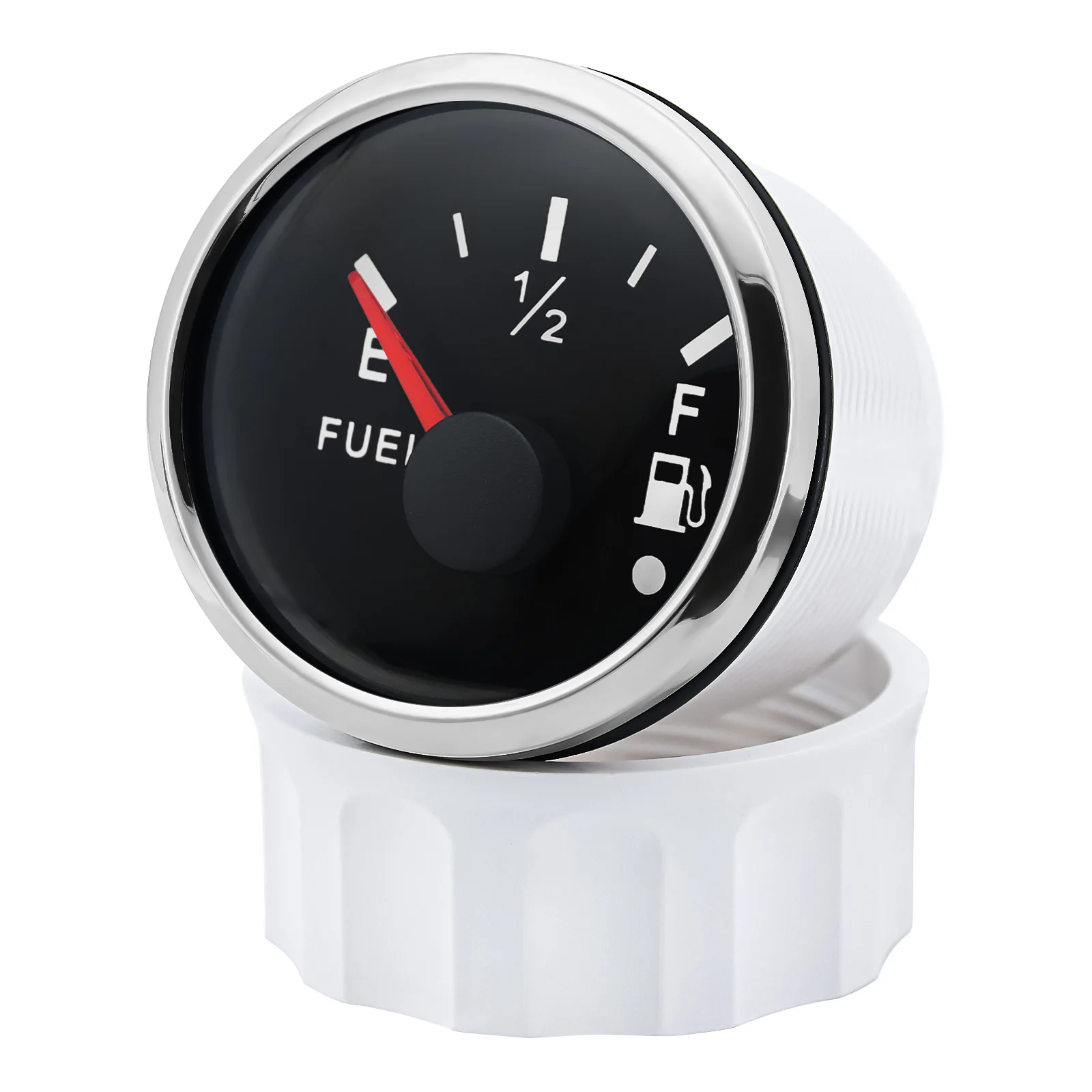 

HD 2 ''52 мм Универсальный датчик уровня газа и топлива аналоговый стандартный автомобильный морской катер 240-33 Ом 0 ~ ом измеритель уровня топлива с будильником