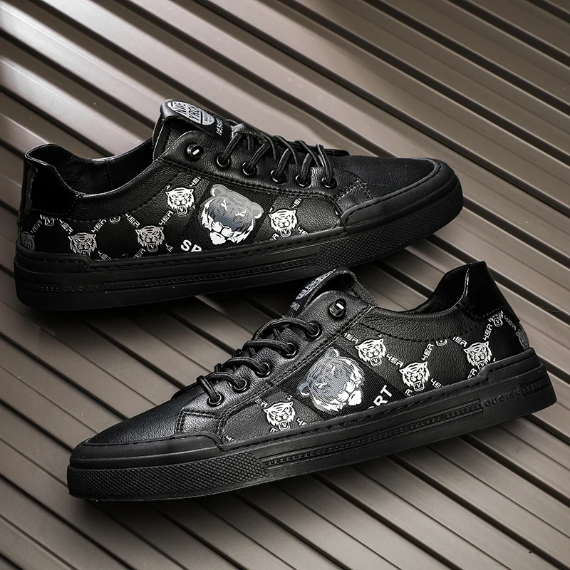 Men's Running Shoes Sport Sneakers skate Shoes comfortable Tennies shoes zapatillas printing tiger shoes masculino tênis