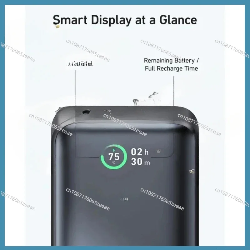 Для 12 13 14 15 Pro Max PlusAndroid Anker 533 Power Bank 30 Вт Быстрая зарядка 9800 мАч Экранный монитор