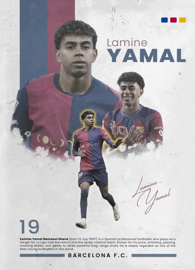 

Печать на холсте "Барселона Футболист"