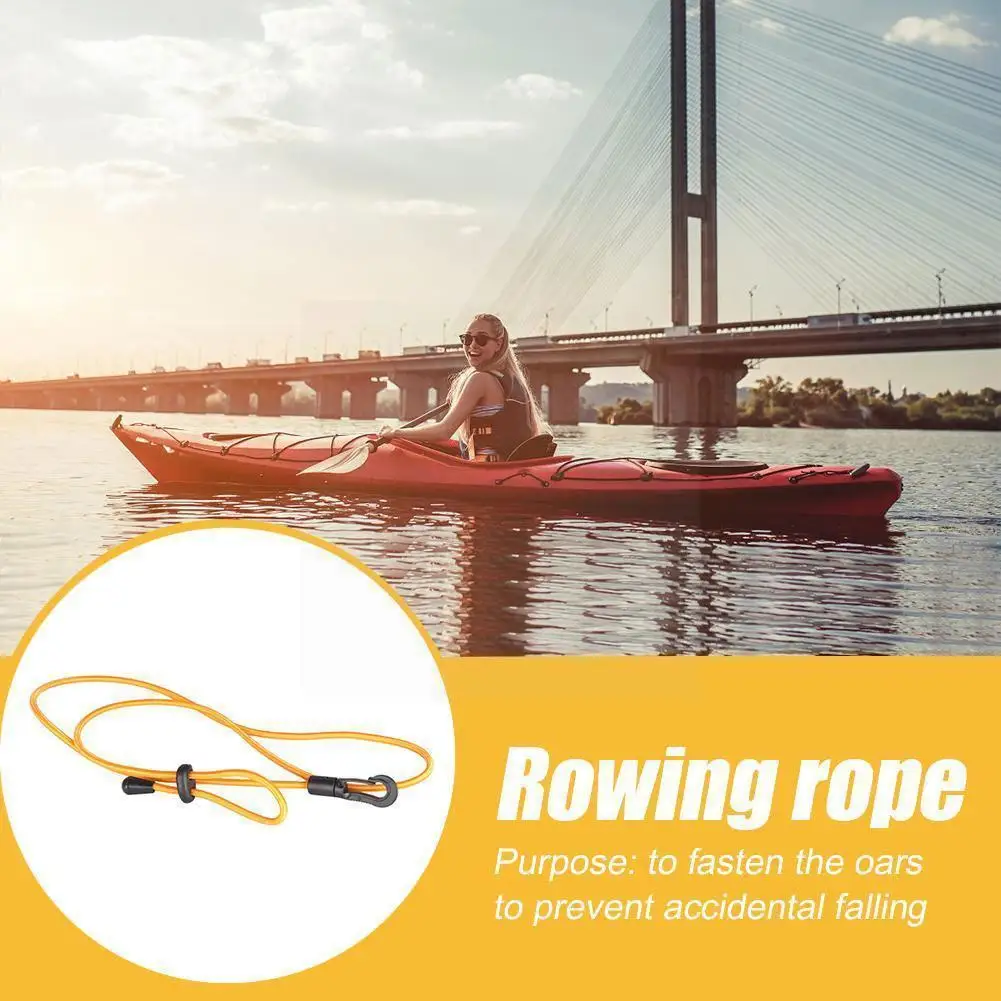 

Весло для байдарки, каное плечо, веревка для каноэ, эластичный безопасный шнурок, поводок, Аксессуары для рыбалки, поводок, надувной поводок ...