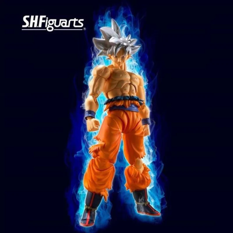 Оригинальная фигурка Dragon Ball Z Anime от Bandai "SHF Super Migatte No Gokui Silver Hair Son Goku Kakarotto Action Figures Toys".