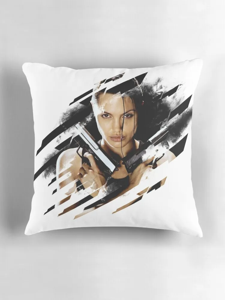 Лара Крофт-гробница Raider-Анджелина Джоли наволочки для подушек Роскошный декор