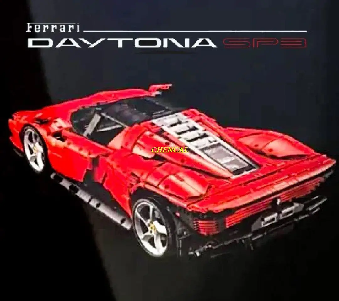 2022 технический феррарид Daytona SP3 42143 1:8 суперкар 3778 шт. модель строительные блоки