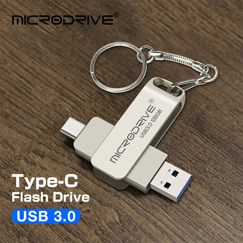 USB-флеш-накопитель 2 в 1 128 ГБ 256