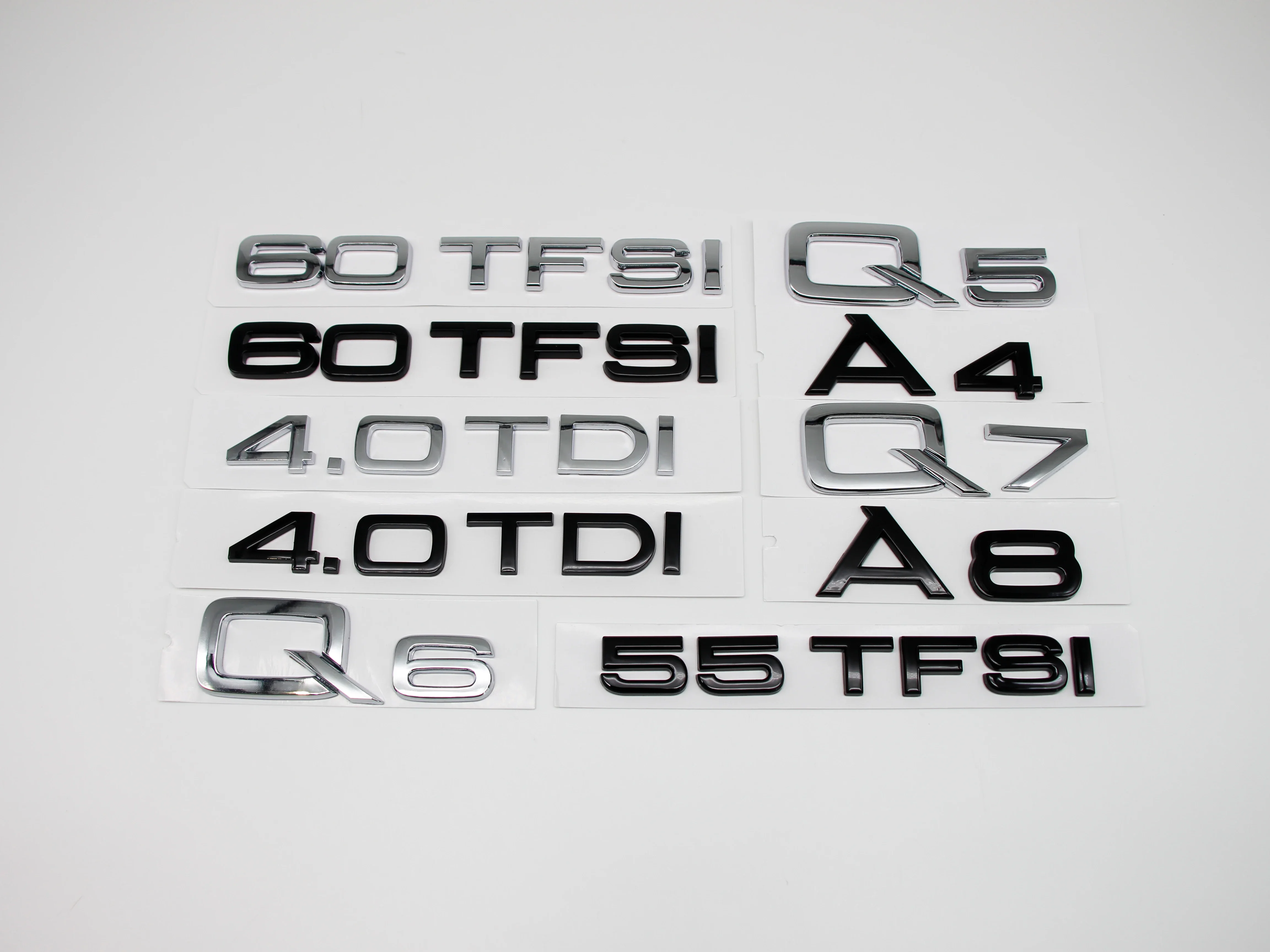 ABS автомобиль 30 35 40 45 50 55 60 TFSI TDI буквы логотип багажник значок эмблема наклейки для
