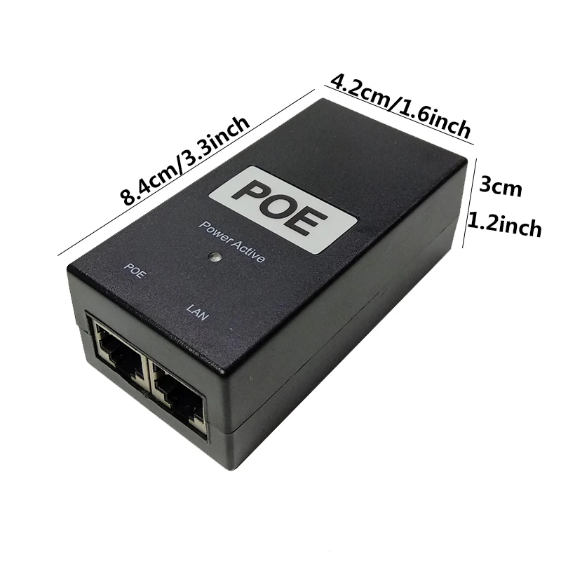 48 В 1 а адаптеры питания Ethernet в 0 5 А источник 24 шнур адаптер Великобритания ЕС