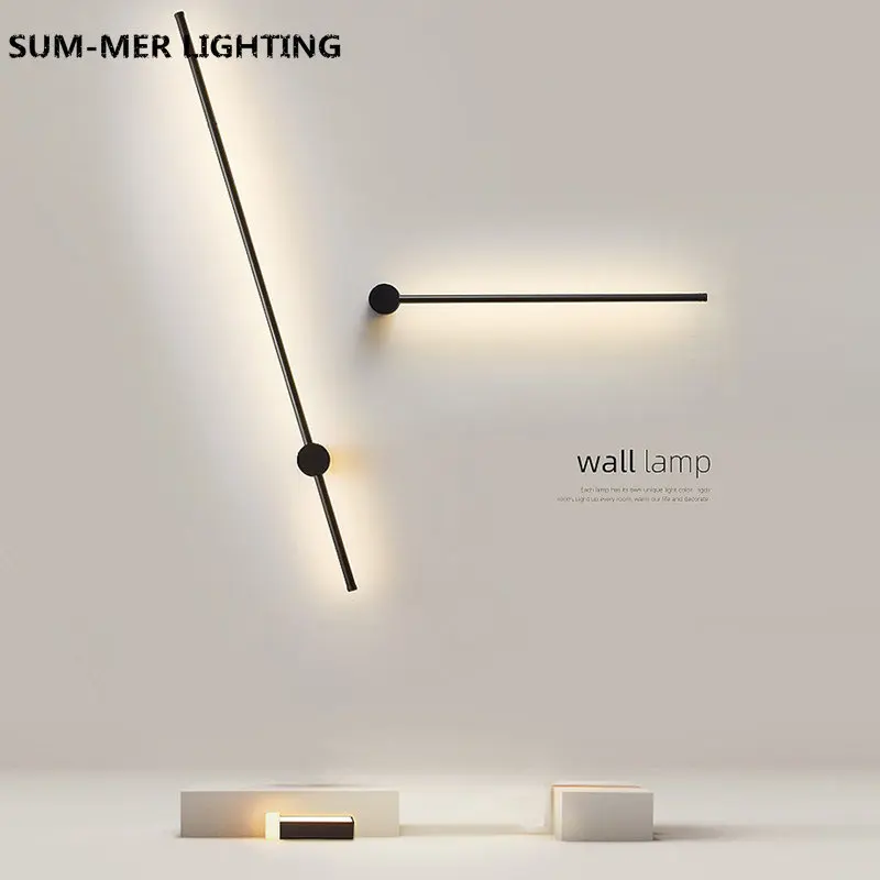 

Nordic Indoor LED Wall Lighting for Sofa Background 350° Rotatable Wall Lights for Home Fixtures Bedroom Interior Wall Sconce