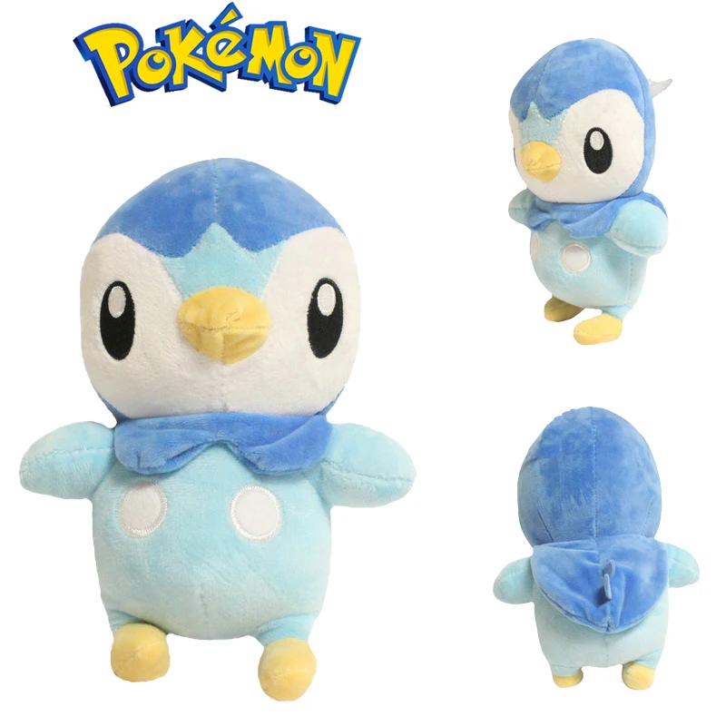 

Плюшевая кукла Pokemon Piplup, 2 размера, милый аниме периферийный, 18 см, 30 см, милый мягкий карманный монстр, мягкая игрушка, милый подарок для детей