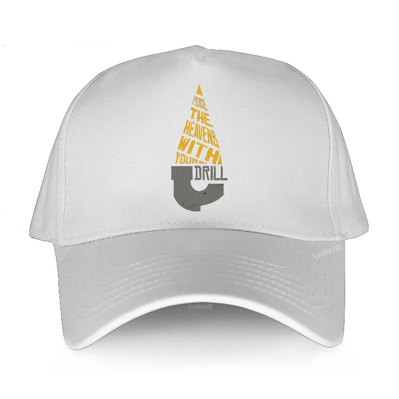 Pierce The Heavens With Your Drill Gurren lagann аниме tengen toppa simon kamina Harajuku Hat для взрослых роскошная