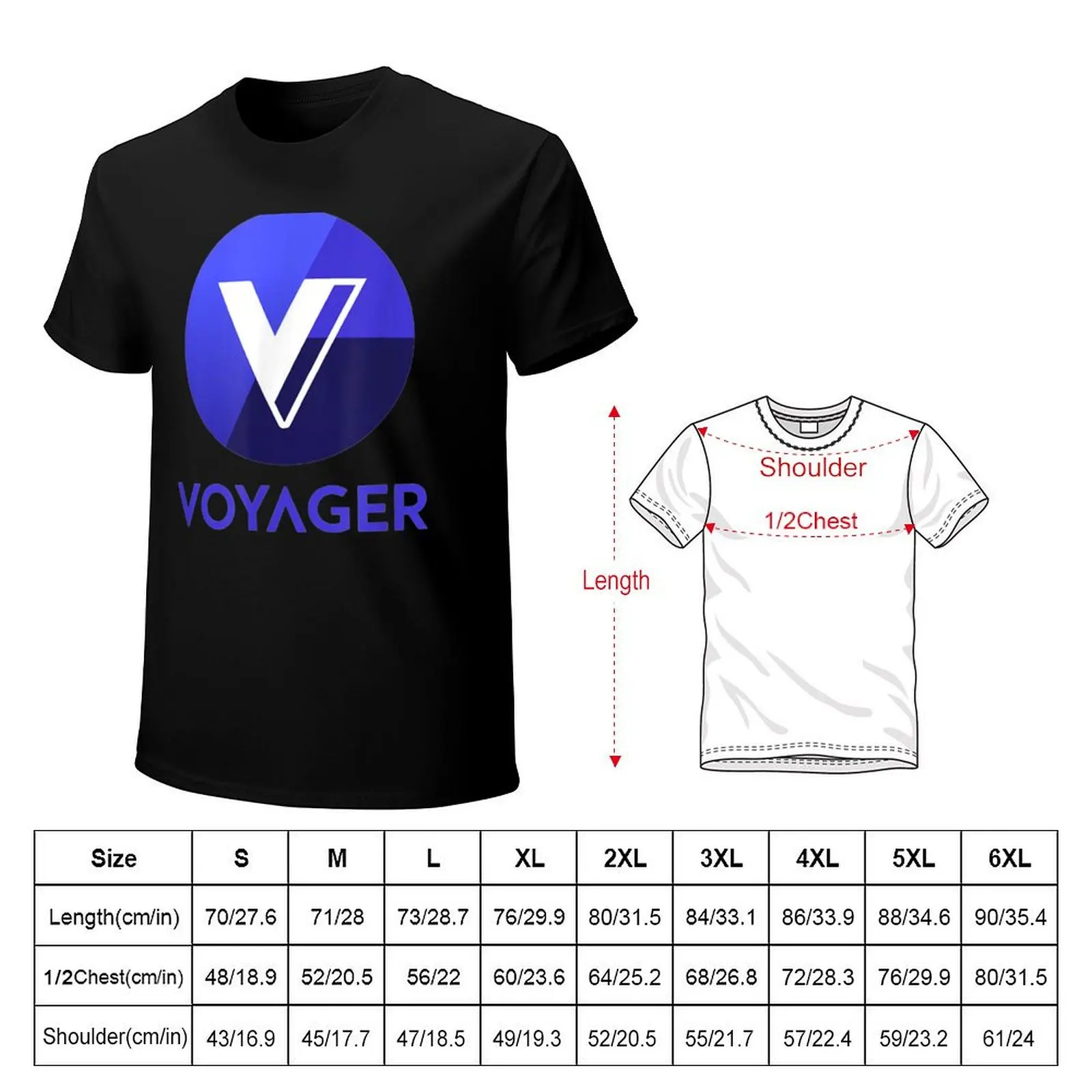 Voyager Token-футболка с криптовалютом VGX летний топ мужские футболки животным принтом