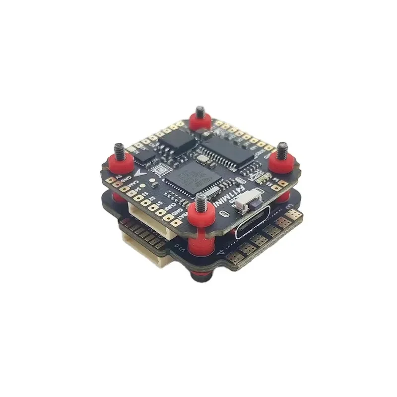 Фото Полетный контроллер Aocoda-RC F4 MINI F411 Stack 20×20мм, 3-6S 35A ESC с поддержкой BLHeli-S Bluejay BLS, FC с барометром, черным ящиком и OSD №2